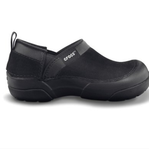 Crocs Kids Unisex Cunning Cameron Clogs Suede Toddler shoes sz C10 - Picture 1 of 12